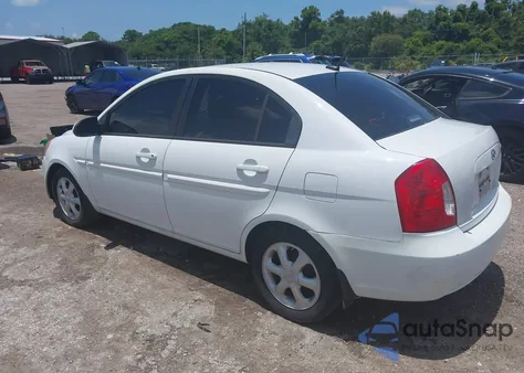 2008 Hyundai Accent Gls from USA, damaged, VIN KMHCN46C58U270722